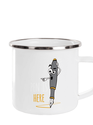 Pen is here plecháčik White