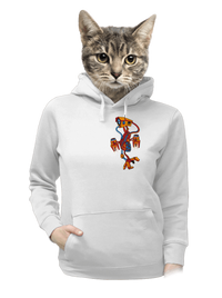 dámska mikina klokanka