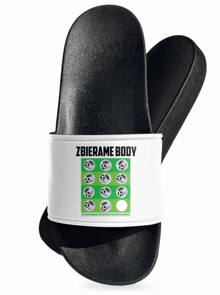 Zbierame body - futbal šľapky White