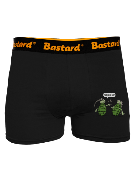 Granáty boxerky Black