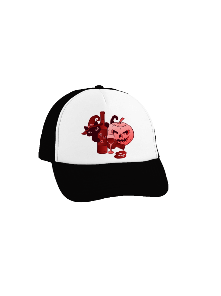 Hello, víno šiltovka truckerka Black cap