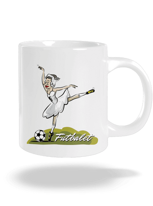 Futbalet veľký hrnček White