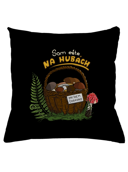 Na hubách vankúš Black