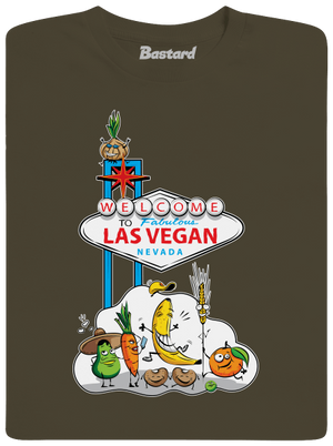 Las Vegan pánske dlhý rukáv Urban Khaki