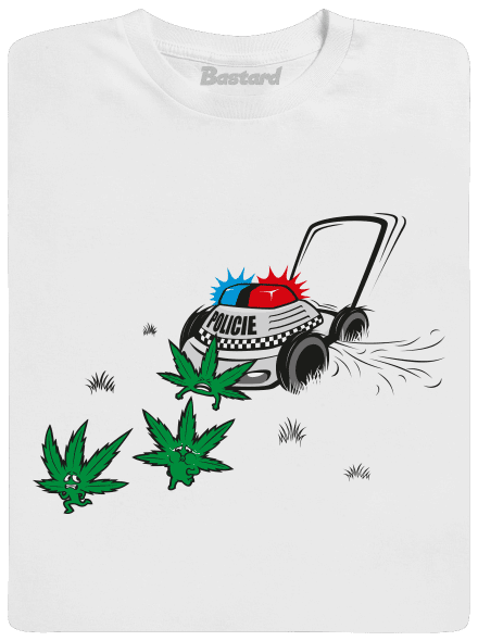 Ganja kríza pánske tričko White