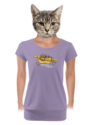 Milujem váľanie dámske tričko s lemom Lavender