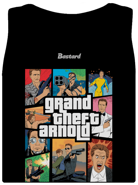 Grand Theft Arnold dámske tielko klasické Black