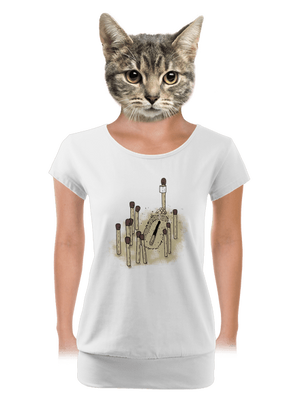 dámske tričko s lemom