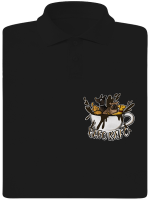 Hafo kafo pánska polokošeľa Black