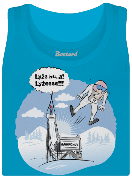 Lyže dámske tielko klasické Blue Atol