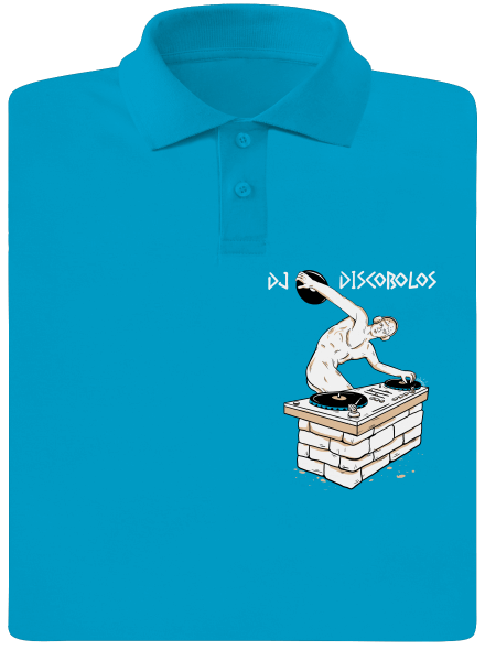 DJ Discobolos pánska polokošeľa Blue Atol