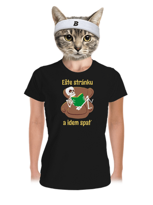 Ešte stránku dámske športové tričko Black