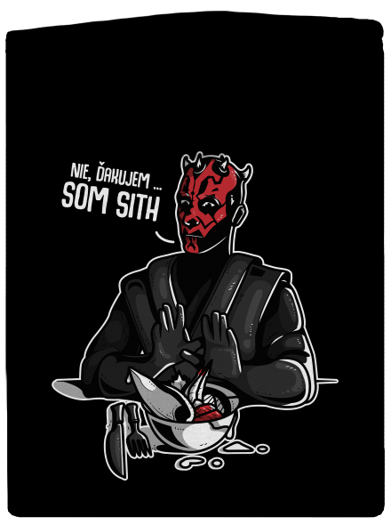 Som sith dámska mikina na zips Black
