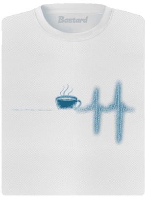 Coffee help dámske športové tričko White