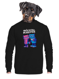 unisex mikina bez kapucne