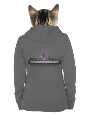 dámska mikina na zips