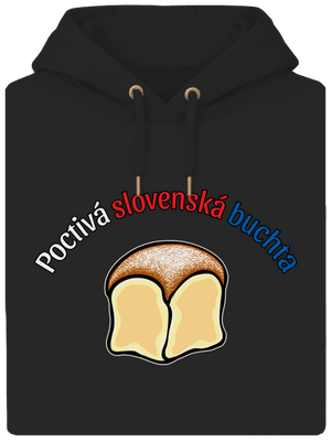 Poctivá buchta a klobása unisex mikina premium Dark Black