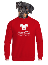 unisex mikina bez kapucne