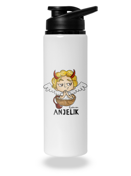 Anjelik flaša na vodu White