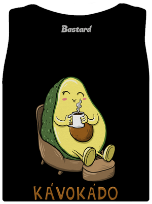 Kávokádo dámske tielko klasické Black