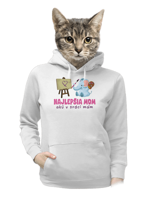 dámska mikina klokanka