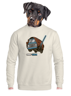 unisex mikina bez kapucne