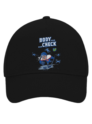 Body check šiltovka baseballka Black