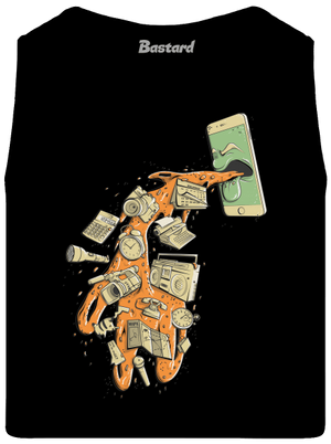 Digitálna kocovina pánske tielko Black