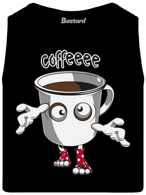 Zombie kafe pánske tielko Black