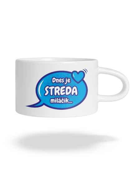 Dnes je streda hrnček makronka White