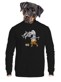 unisex mikina bez kapucne