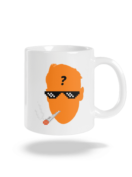 Thug life klasický hrnček White