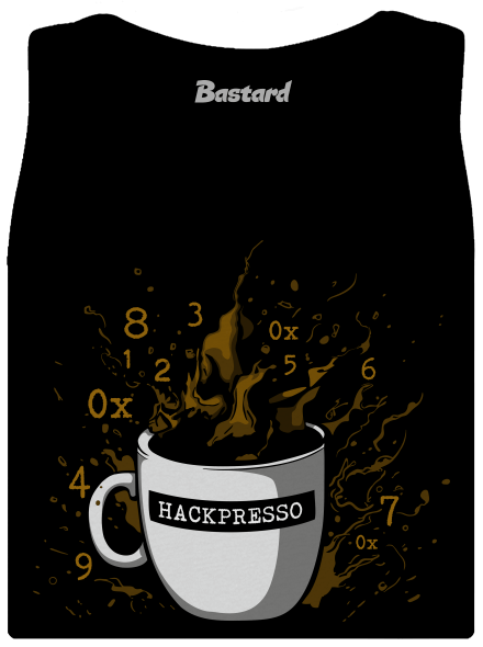 Hackpresso  dámske tielko klasické Black