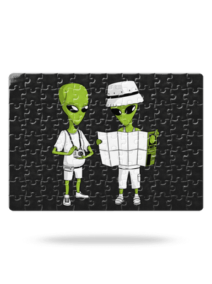 Mimozemšťania puzzle White