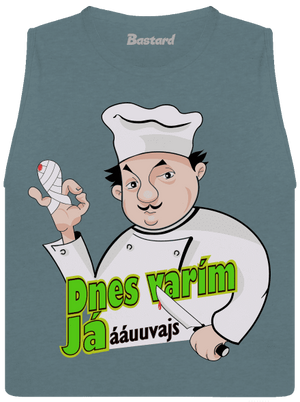 Dnes varím ja dámske tielko voľné Heather Deep Teal