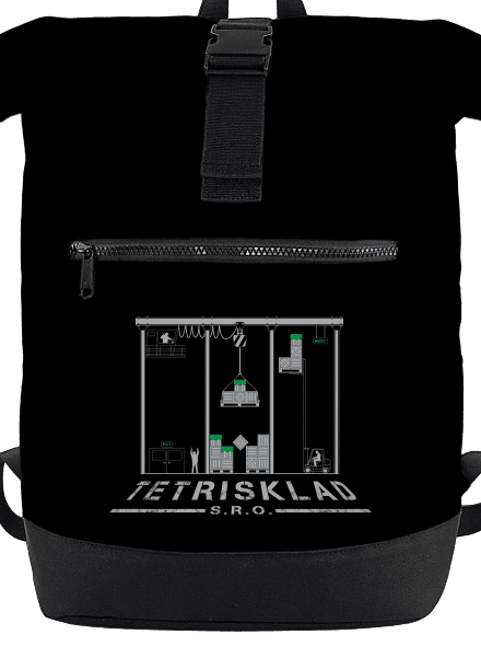 Tetrisklad batoh Black