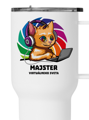 Majster virtuálneho sveta termohrnček White