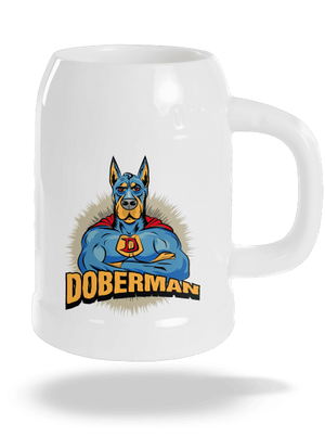 Doberman polliter White