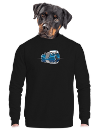 unisex mikina bez kapucne