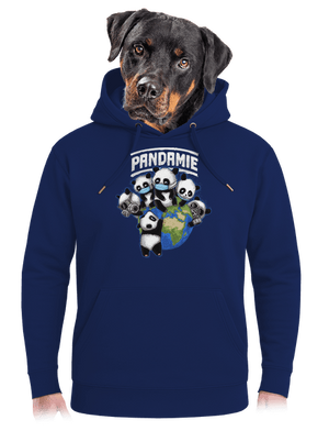 Pandamie unisex mikina premium Navy