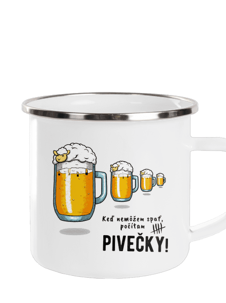 Pivečka plecháčik White