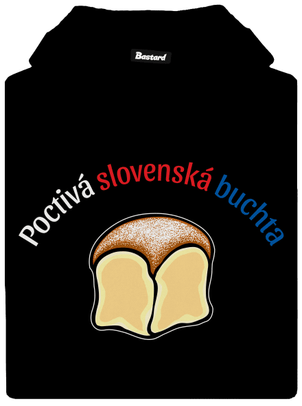 Poctivá buchta a klobása dámska mikina klokanka Black