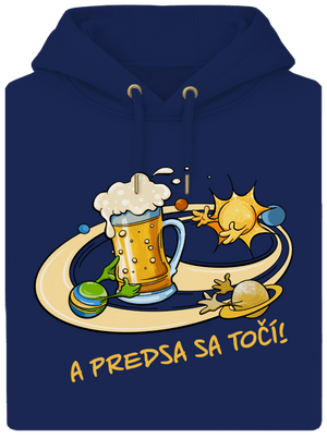 A predsa sa točí! unisex mikina premium Navy