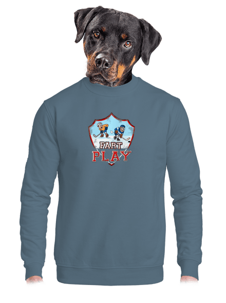 Fart Play unisex mikina bez kapucne Nordic Blue