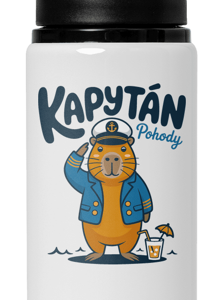 Kapytán pohody flaša na vodu White