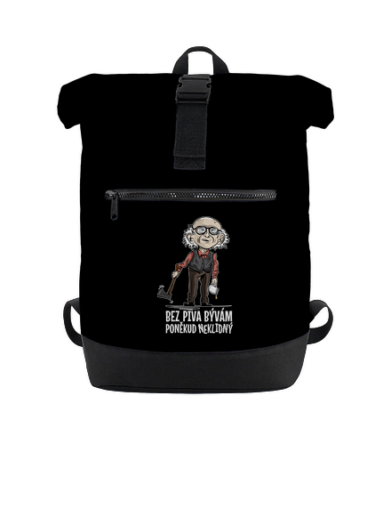 Neklidný bez piva batoh Black