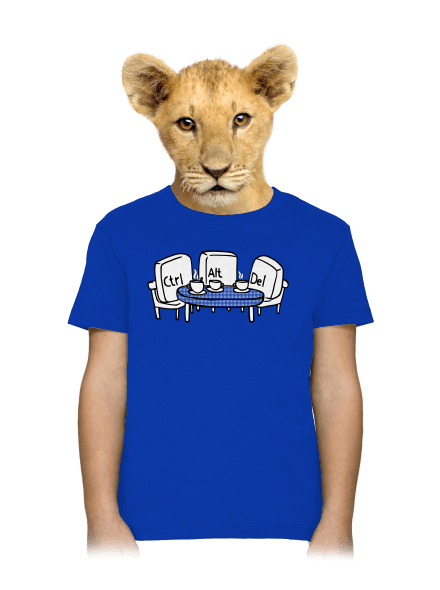 Nerozluční kamaráti detské tričko Royal Blue