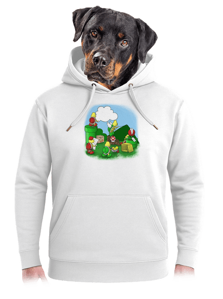 Ako sa stavia nový level? unisex mikina premium Snowwhite