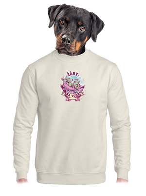 unisex mikina bez kapucne