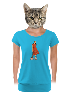 dámske tričko s lemom